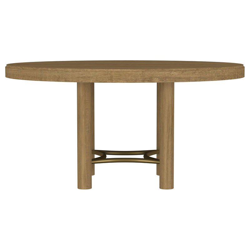 Arini 7-piece Round Dining Room Table Set Sand Wash - 108930-S7W