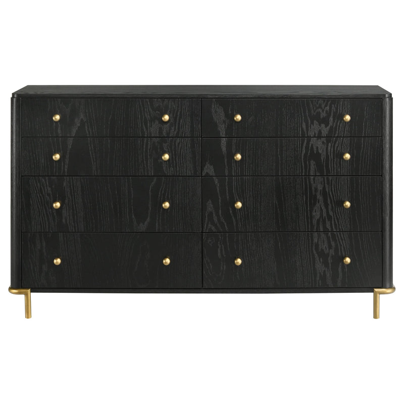 Arini 8-drawer Dresser Black - 224333