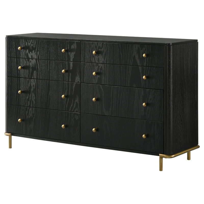 Arini 8-drawer Dresser Black - 224333