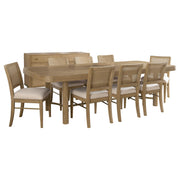 Arini 9-piece Extension Leaf Dining Table Set Sand Wash - 108931-S9W
