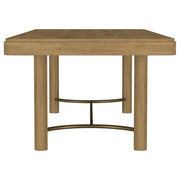 Arini 9-piece Extension Leaf Dining Table Set Sand Wash and Black - 108931-S9B