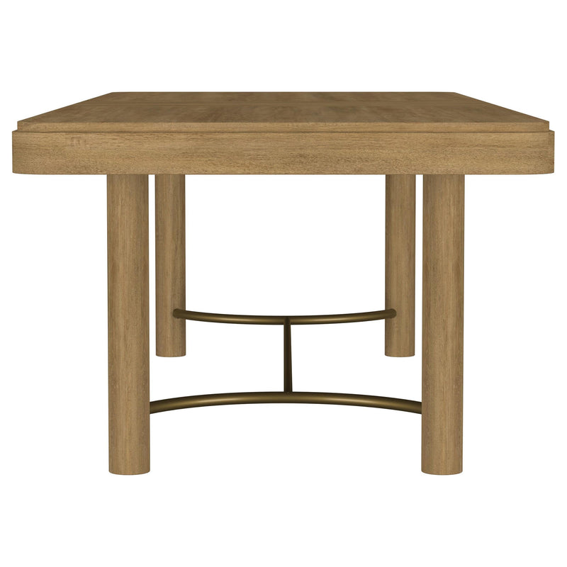 Arini 9-piece Extension Leaf Dining Table Set Sand Wash and Black - 108931-S9B