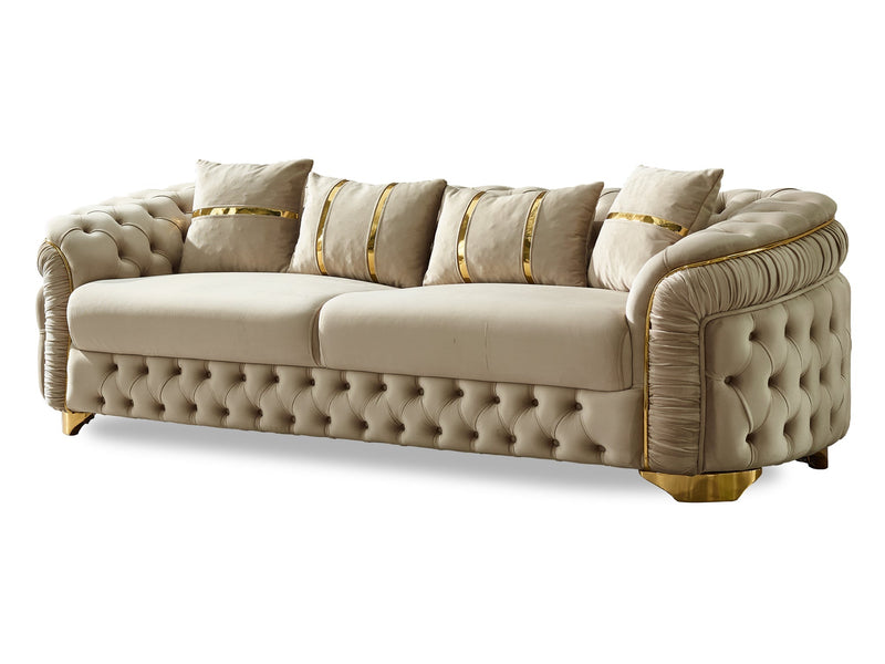 Arizona 92" Wide Tufted Sofa - Sofas