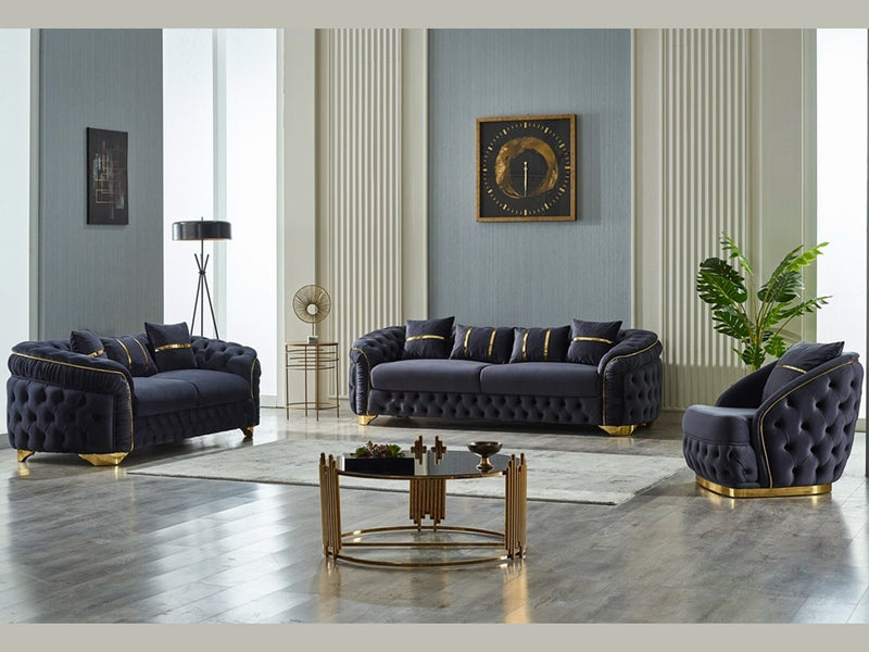 Arizona 92" Wide Tufted Sofa - Sofas