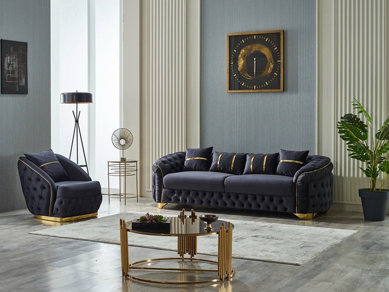 Arizona 92" Wide Tufted Sofa - Sofas