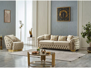 Arizona Stationary Sofa Beige in Beige - 101-ARI-ANK529-3