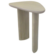 Arjona Contemporary Triangular End Table with Oak Veneer Honey Oak - 701667