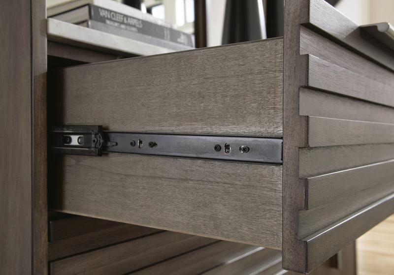 Arkenton Grayish Brown/White Dresser - B786-31