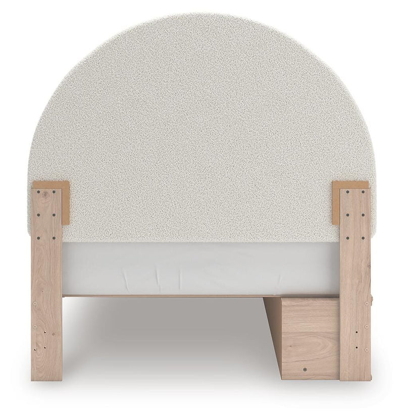 Arloster Full Panel Storage Bed, Dresser, Mirror and Nightstand - PCB1566B17