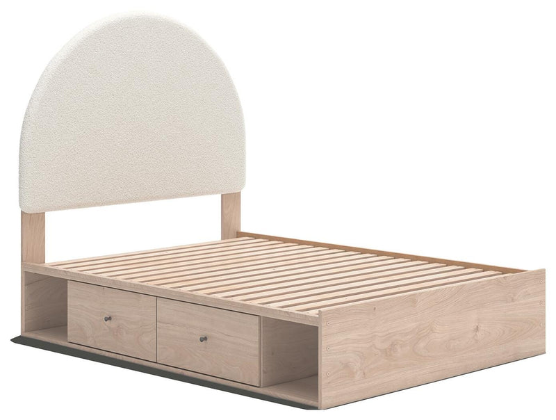 Arloster Full Panel Storage Bed, Dresser, Mirror and Nightstand - PCB1566B17