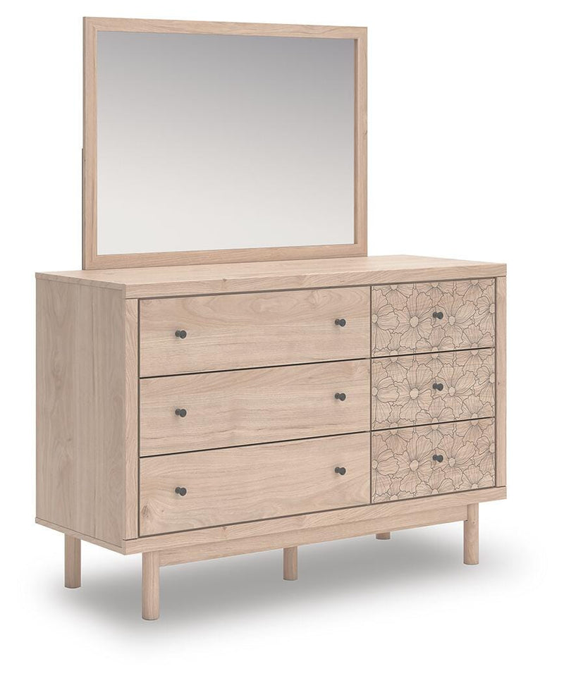 Arloster Full Panel Storage Bed, Dresser, Mirror and Nightstand - PCB1566B17