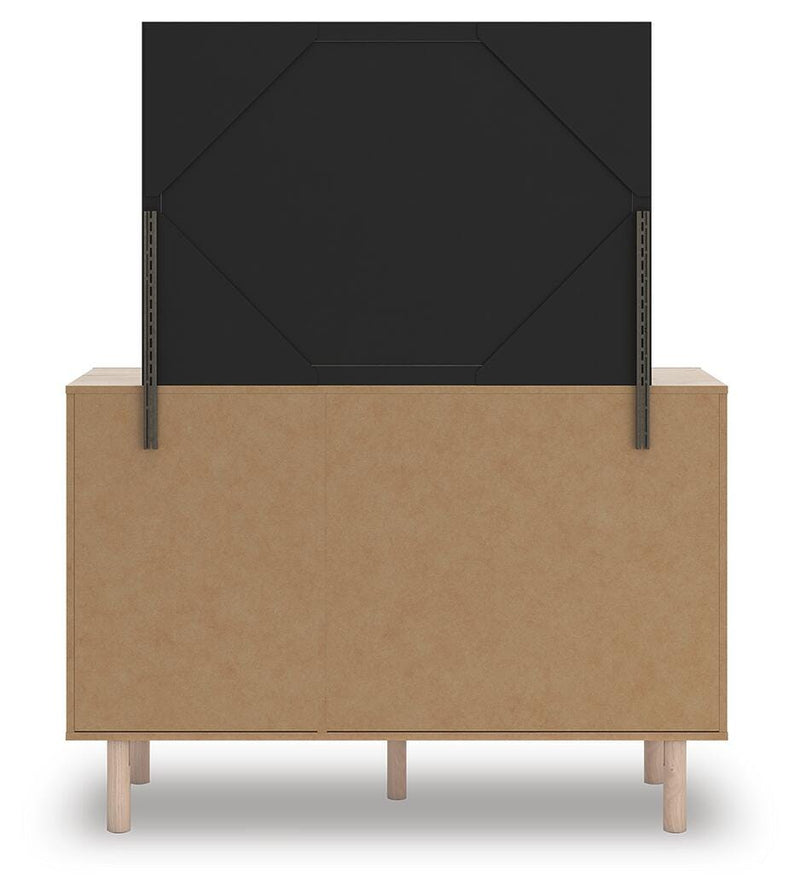 Arloster Full Panel Storage Bed, Dresser, Mirror and Nightstand - PCB1566B17