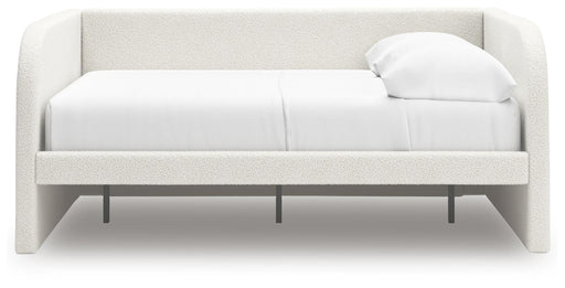 Arloster Full Upholstered Day Bed, Dresser and Mirror - PCB1566B15