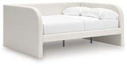 Arloster Tan/White Full Upholstered Day Bed - PCB1566B10