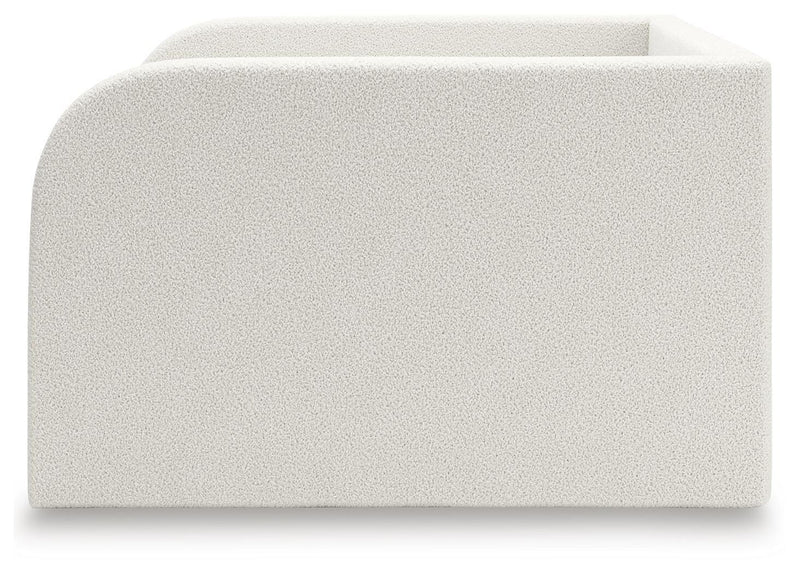 Arloster Tan/White Full Upholstered Day Bed - PCB1566B10