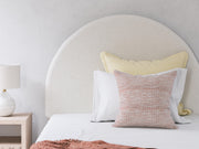 Arloster Tan/White Full Upholstered Panel Bed with Storage - PCB1566B5