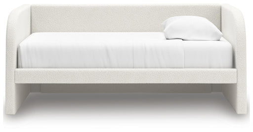 Arloster Twin Upholstered Day Bed, Dresser and Mirror - PCB1566B14