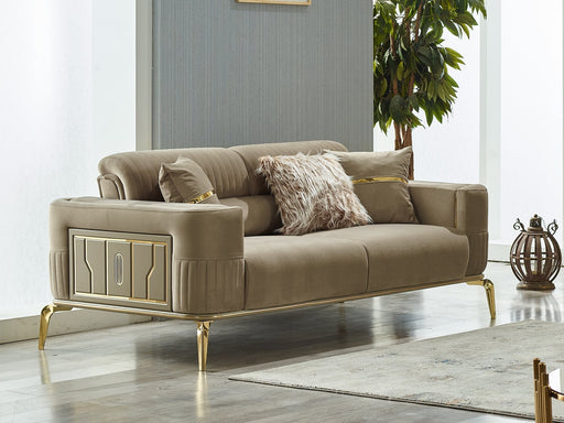 Armoni 72" Wide Square Arm Extendable Loveseat - Loveseat