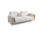 Armoni Elf Convertible Loveseat in Beige - 200-ELIF-ARM-A530-2