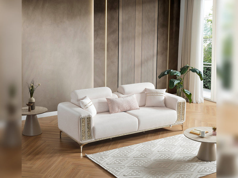 Armoni Elf Convertible Loveseat in Grey - 200-ELIF-ARM-A535-2
