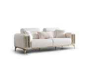 Armoni Elf Convertible Loveseat in Grey - 200-ELIF-ARM-A535-2