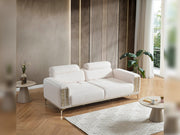 Armoni Elf Convertible Loveseat in Grey - 200-ELIF-ARM-A535-2