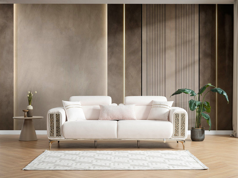 Armoni Elf Convertible Sofa in Beige - 200-ELIF-ARM-A530-3