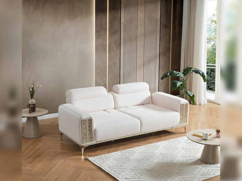 Armoni Elf Convertible Sofa in Grey - 200-ELIF-ARM-A535-3