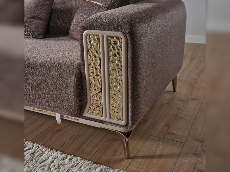 Armoni Elf Convertible Sofa in Grey - 200-ELIF-ARM-A535-3