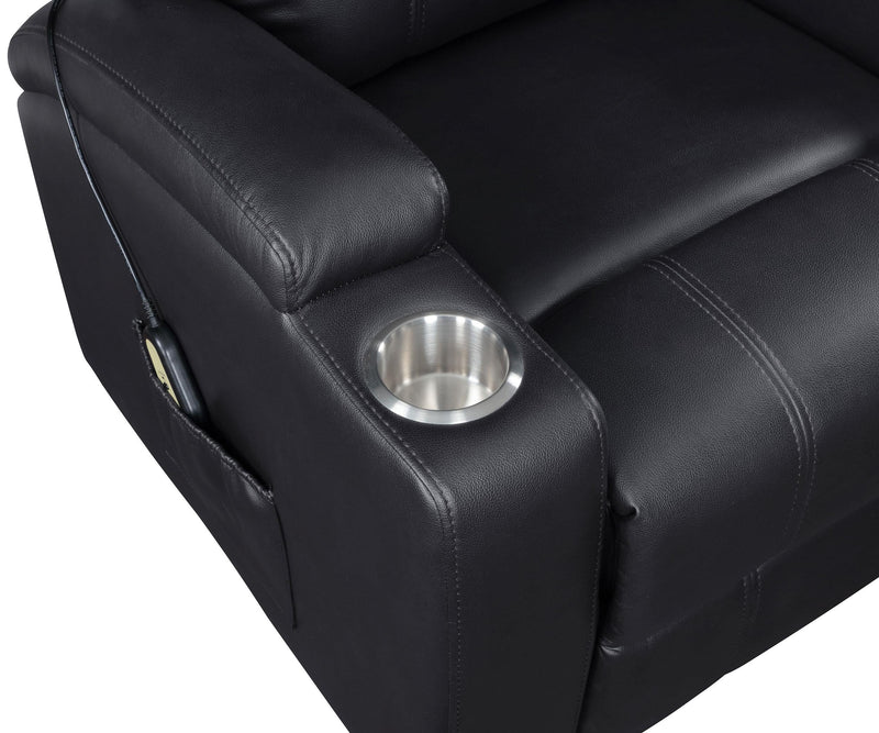 Armstrong Faux Leather Power Lift Massage Recliner Espresso - 609475P