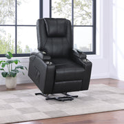 Armstrong Faux Leather Power Lift Massage Recliner Espresso - 609475P