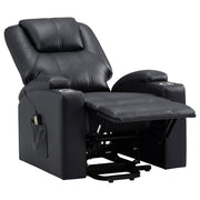 Armstrong Faux Leather Power Lift Massage Recliner Espresso - 609475P