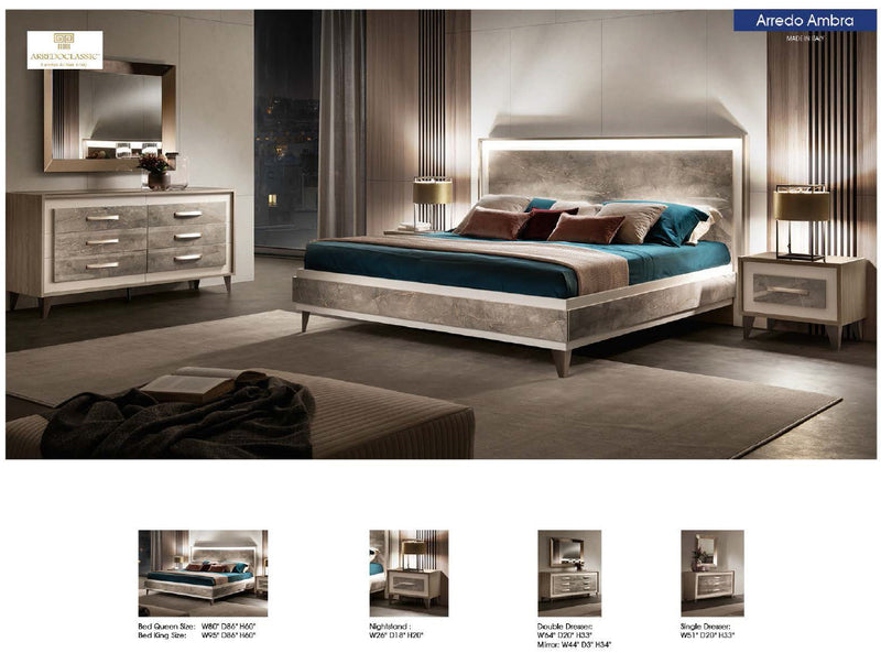 Arredoambra Bedroom By Arredoclassic Set - DMV Furniture