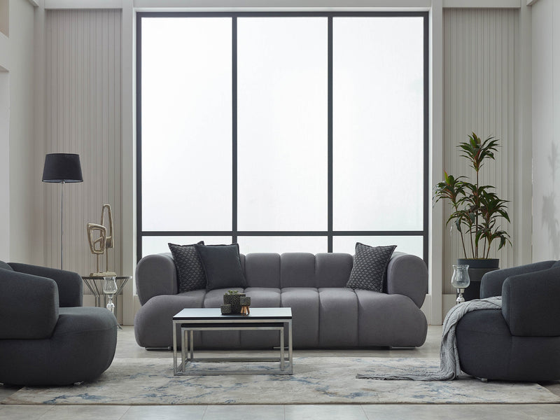 Arthur 3-pieces (Sofa & Loveseat & Chair) Livingroom in Cream - 200-SIM-ART-ERATO08-321