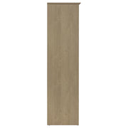 Arvida 2-door Bedroom Wardrobe Storage Cabinet Armoire Latte - 950443