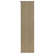 Arvida 2-door Bedroom Wardrobe Storage Cabinet Armoire Latte - 950443