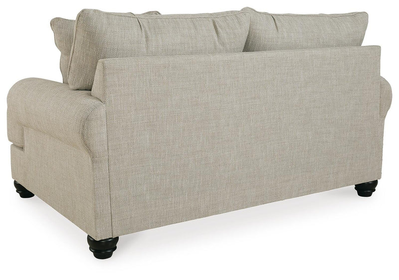 Asanti Fog Loveseat and Ottoman - 13201U5