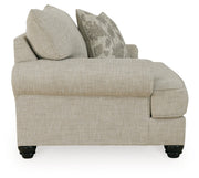Asanti Sofa, Loveseat, Chair and Ottoman in Fog - PKG012990