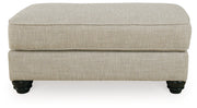 Asanti Sofa, Loveseat, Chair and Ottoman in Fog - PKG012990