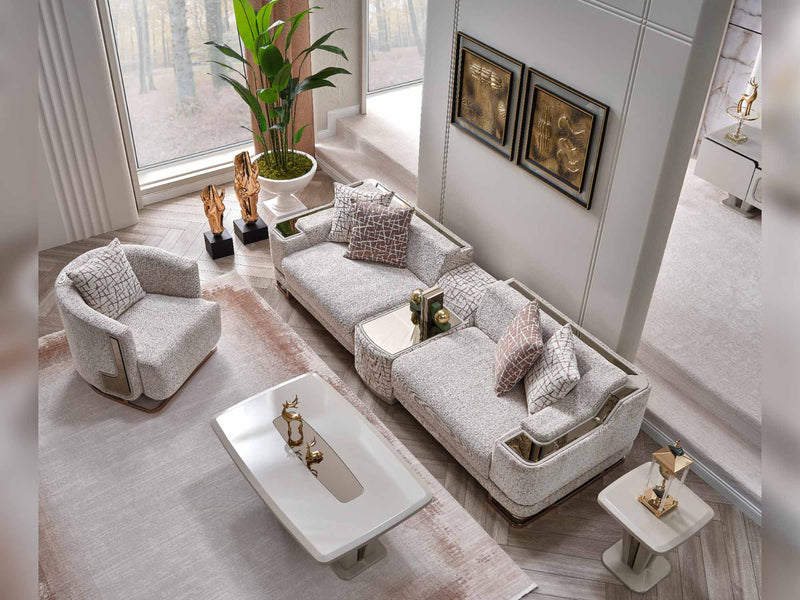 Asel Chair in Cream - 200-SAN-ASE-CRE-B
