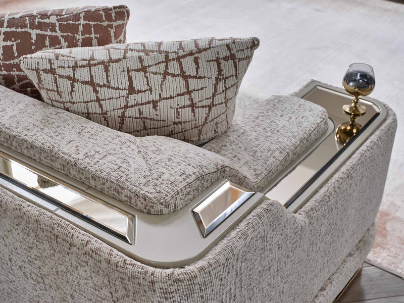 Asel Stationary Sofa in Cream - 200-SAN-ASE-CRE-3