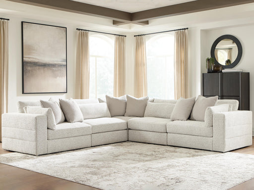 Ashbourne Estate Snowstone 5-Piece Sectional - PC66004S17