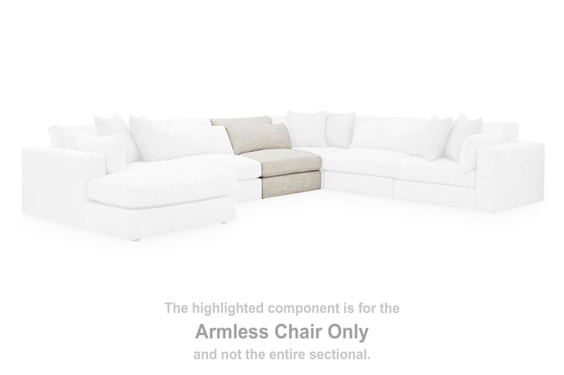 Ashbourne Estate Snowstone Armless Chair - PC6600446