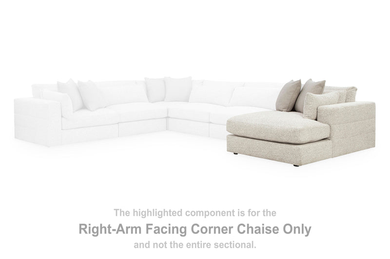 Ashbourne Estate Snowstone Right-Arm Facing Corner Chaise - PC6600417