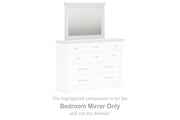 Ashbryn White/Natural Bedroom Mirror - B844-36