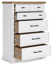 Ashbryn White/Natural Chest of Drawers - B844-46
