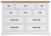 Ashbryn White/Natural Panel Storage Bedroom Set from Ashley - DMV Furniture