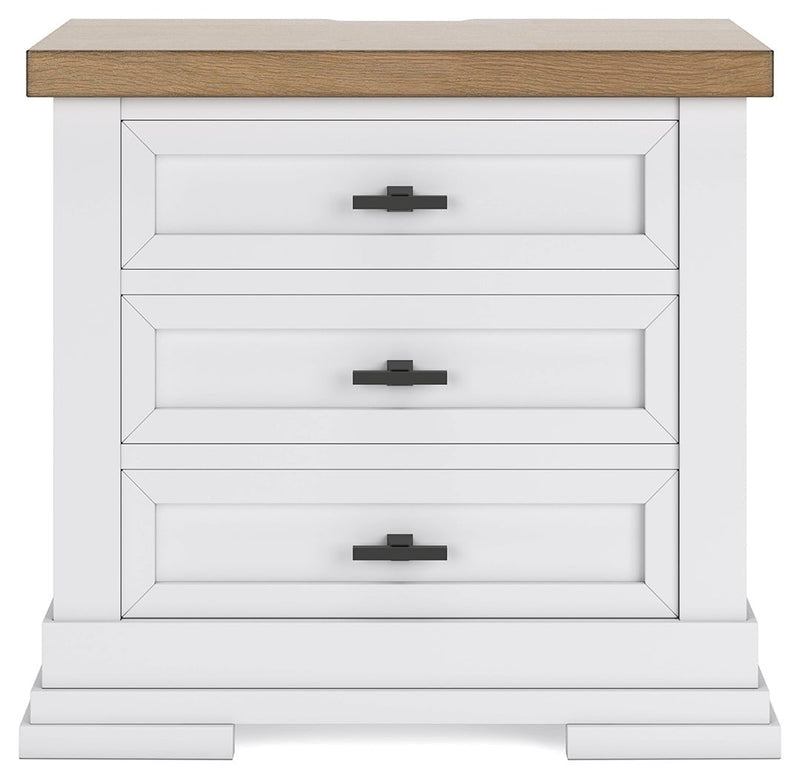 Ashbryn White/Natural Panel Storage Bedroom Set - DMV FurnitureBedroom Set