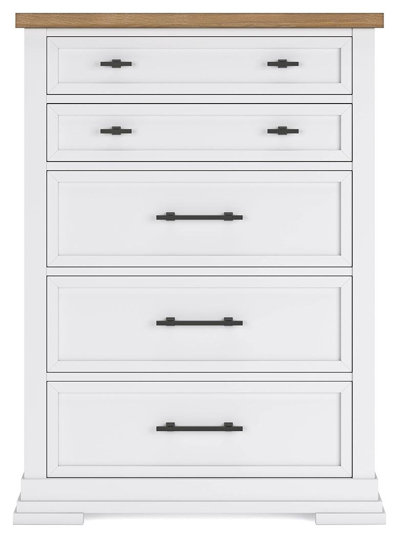 Ashbryn White/Natural Panel Storage Bedroom Set - DMV FurnitureBedroom Set