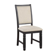 Asher Black/Brown Round 5 - Piece Dining Room Set - DMV FurnitureDining Room Set